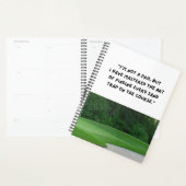 Golf grappig gezegde voor golfer planner (Display)