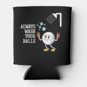 Golf Grappig Gezegde was altijd je bal Blikjeskoeler (Voorkant)