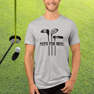 Golf Grappig Quote Speelgoed voor Jongens Golf Clu Tri-Blend Shirt