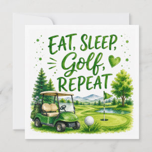 Golf grappige citaten voor golfers op de baan kaart