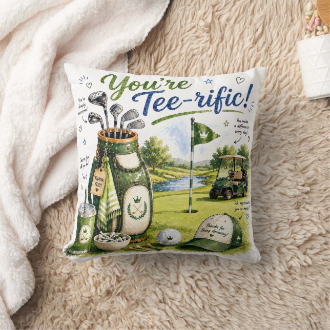Golf Grappige spreuk voor golfer huisdecoratie Kussen (Deken)