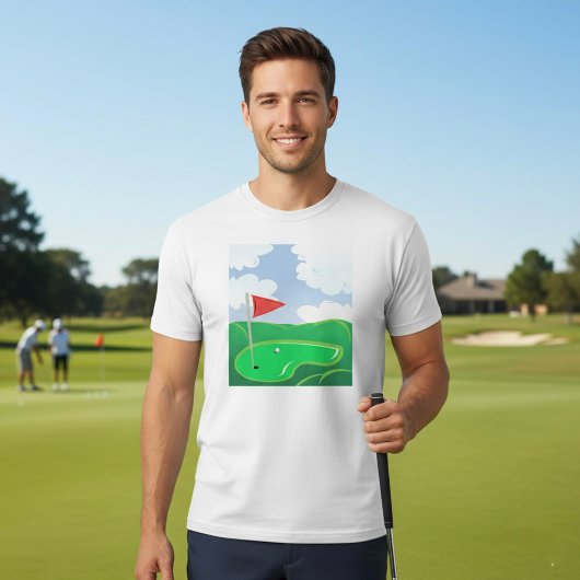 Golf Green Mens T-Shirt