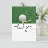 GOLF Greens Gratitude : Fairway Carte de remerciem (Debout devant)