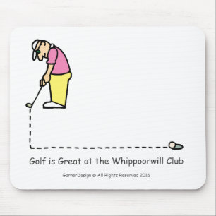 Golf Greetings mousepad Muismat