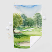 Golf groen handdoek (Insitu)