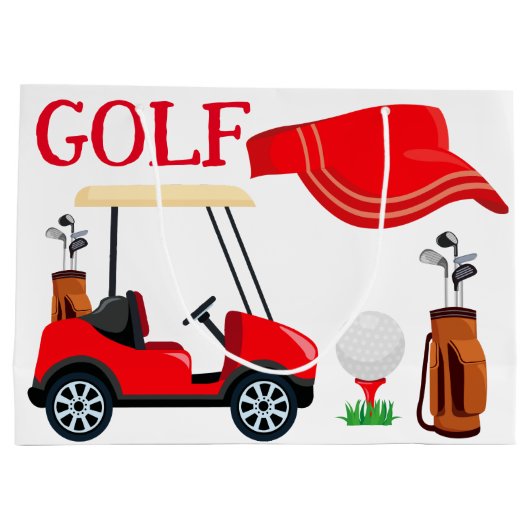 Golf Groot Cadeauzakje (Achterkant)