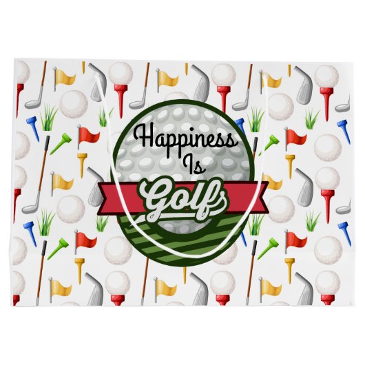 Golf Groot Cadeauzakje (Achterkant)