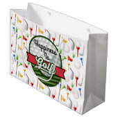 Golf Groot Cadeauzakje (Voorkant Gekanteld)