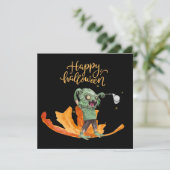 Golf Halloween Day pour golfeur Carte postale (Debout devant)