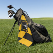 Golf Handdoek met vlag van Baltimore City, USA (Groen)