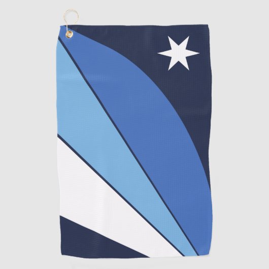 Golf Handdoek met vlag van Columbia, SC (Voorkant)