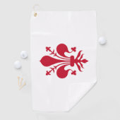 Golf Handdoek met vlag van Florence, Italië (Insitu)