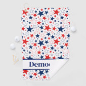 Golf handdoek Patriottische sterren Democraat (Insitu)