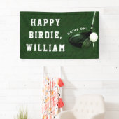 Golf Happy Birthday Banner (Insitu)