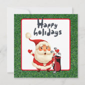 Golf Happy Holiday met kerstmis (Voorkant)
