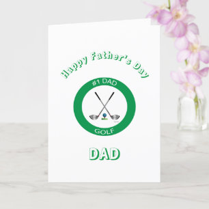 GOLF - Happy Vaderdag Golf Kaart