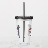 Golf harde schijf op 50 acryl drinkbeker (Rechts)