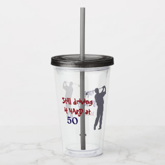 Golf harde schijf op 50 acryl drinkbeker