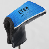 Golf Head Cover Blauw (3/4 voorkant)