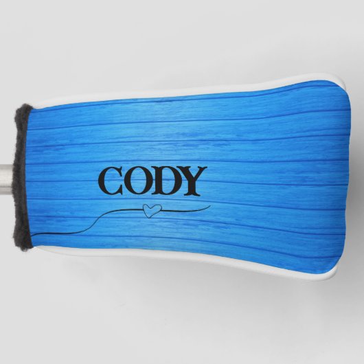 Golf Head Cover Blauw (Voorkant)