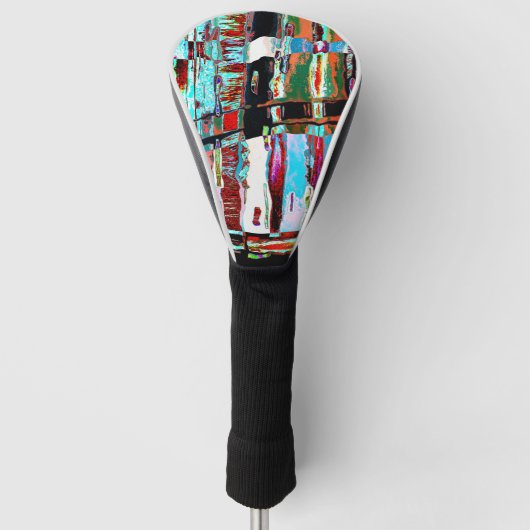 Golf Head Cover – Collapse Reflection Abstract (Voorkant)