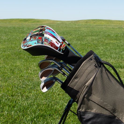 Golf Head Cover – Collapse Reflection Abstract  (Insitu)