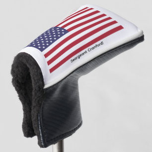 Golf Head Cover USA Rood Wit & Blauwe Streep Vlag