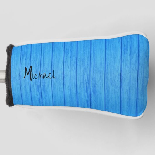 Golf Head Hoesje Blue Golfheadcover (Voorkant)