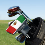 Golf Head-Hoesje met Mexicaanse vlag Golfheadcover (Insitu)