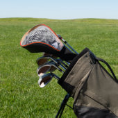 Golf Head Hoesje TIGER EN BLACK MOON Golfheadcover (Insitu)