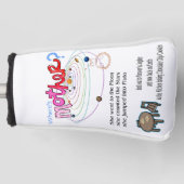 Golf Head Hoesje Waar is moeder? Golfheadcover (Voorkant)
