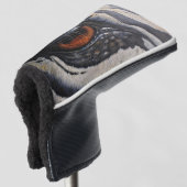 Golf Head Hoesje Zebra Eye Golfheadcover (3/4 voorkant)