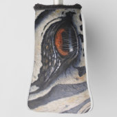 Golf Head Hoesje Zebra Eye Golfheadcover (Draai 90)