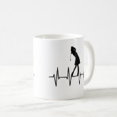 Golf Heartbeat Mug (Devant droit)