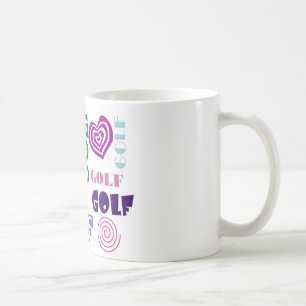 Golf herhaling koffiemok
