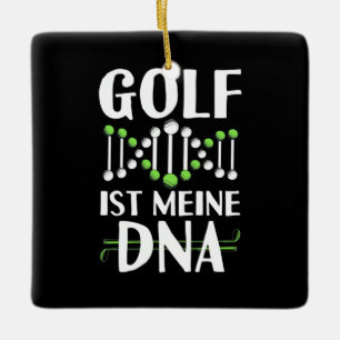 Golf Het is mijn DNA Keramisch Ornament