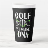 Golf Het is mijn DNA Latte Mok (Voorkant)
