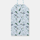 Golf Hole in een eerste verjaardag Cadeaulabel (Achterkant)