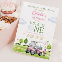 Golf Hole in één meisje, eerste verjaardag T-shirt