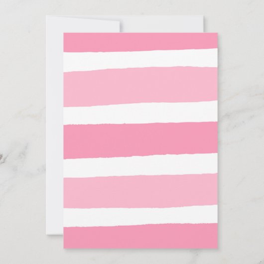 Golf Hole in één meisje, eerste verjaardag T-shirt Kaart (Achterkant)