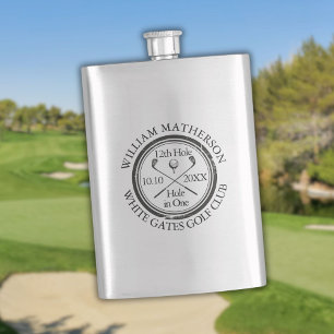 Golf Hole in One Classic Personalized Flacon
