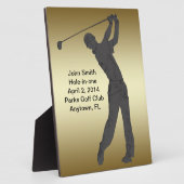 Golf Hole-in-one herdenking  Fotoplaat (Zijkant)