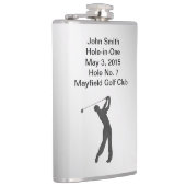 Golf Hole-in-one herdenking  Heupfles (Rechts)