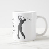 Golf Hole-in-one herdenking Jumbo Mok (Rechts)