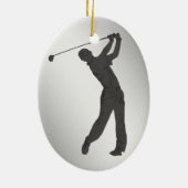 Golf Hole-in-one herdenking Keramisch Ornament (Achterkant)