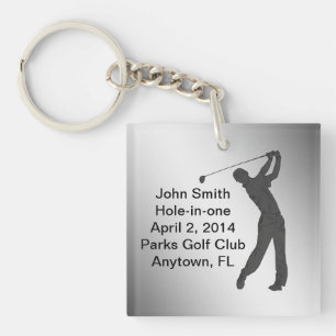 Golf Hole-in-one herdenking  Sleutelhanger