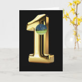 Golf. Hole-in-one. Kaart (Gele Bloem)