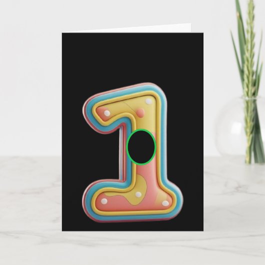 Golf. Hole-in-one. Kaart (Voorkant)