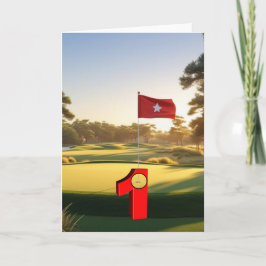 Golf. Hole-in-one. Kaart