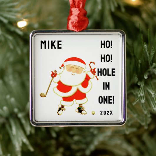 Golf Hole-in-one Keepomwille Metalen Ornament (Boom)